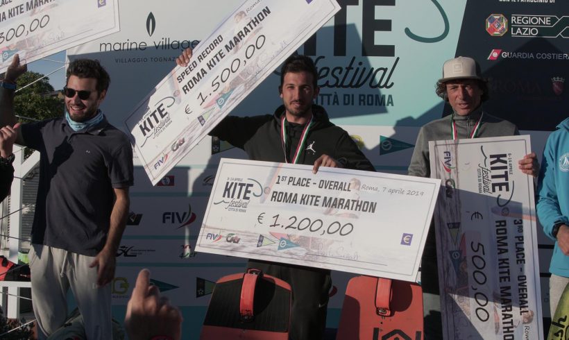 Alessio Brasili si aggiudica la prima edizione della Kite Marathon